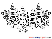 Christmas for Kids Advent Colouring Page