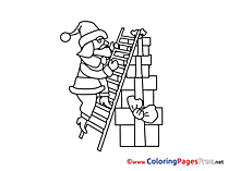 Gift free Advent Coloring Sheets