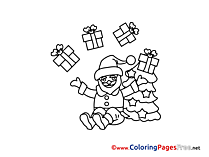 Gift printable Coloring Pages Advent