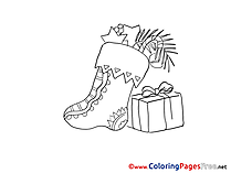 Present download Advent Coloring Pages Stoking