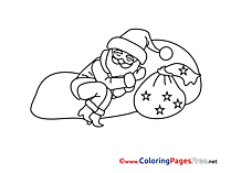 Stars Advent free Coloring Pages