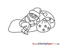Stars Advent free Coloring Pages