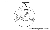 Toy Coloring Sheets Advent free