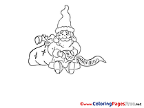 Wish List free Advent Coloring Sheets