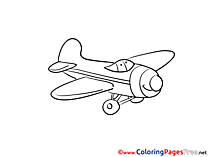 Airplane for Kids download Coloring Pages