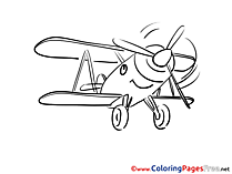 Voyage free printable Airplane Coloring Sheets