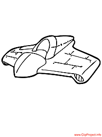 Spacecraft coloring sheet free