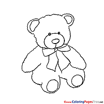 Bear download printable Coloring Pages