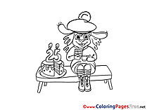 25 Years Birthday free Coloring Pages