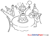 Birthday Coloring Pages download