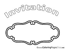 Card Kids Birthday Coloring Page