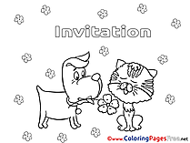 Kids Birthday Coloring Page