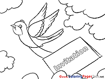 Parcel Birthday free Coloring Pages