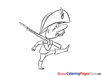 Marching Coloring Pages for free