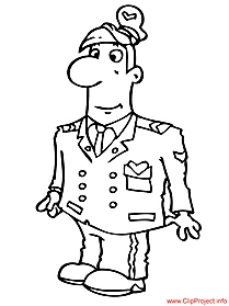 Pilot picture to color