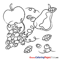 Berries download printable Coloring Pages