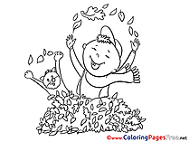 Boy for Children free Coloring Pages