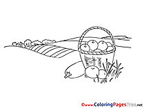 Field download Colouring Sheet free