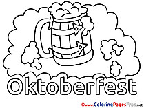 Foam Oktoberfest Coloring Pages for free