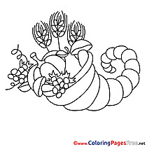 Harvest Coloring Pages for free