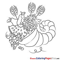 Harvest for Children free Coloring Pages