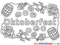 Oktoberfest for free Coloring Pages download