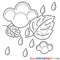 Shower free Colouring Page download