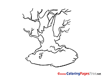 Tree printable Coloring Sheets download