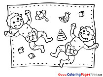 Bird Toys Coloring Pages for free