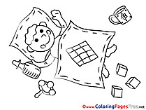 Blanket printable Coloring Pages for free