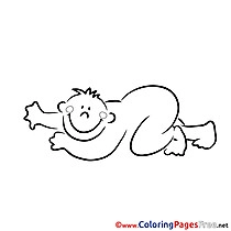 Boy Kids download Coloring Pages