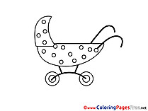 Buggy free printable Coloring Sheets