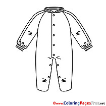 Clothes free printable Coloring Sheets