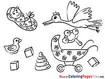 Cubes Coloring Sheets download free