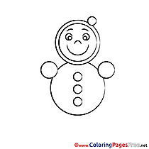 Doll Children Coloring Pages free