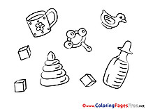 Duck download printable Coloring Pages