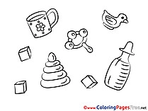 Duck download printable Coloring Pages