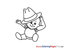 Hat download printable Coloring Pages