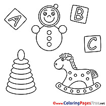 Horse Kids download Coloring Pages