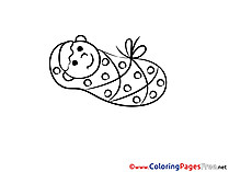 Infant Colouring Sheet download free