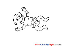 Napkins for Children free Coloring Pages