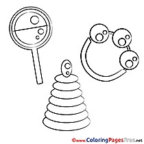 Pyramid Children Coloring Pages free