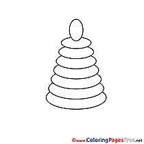 Pyramid Colouring Sheet download free