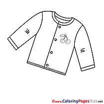 Shirt download Colouring Sheet free