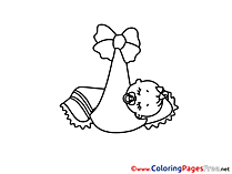 Sleep free Colouring Page download