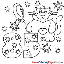 Birthday coloring pages