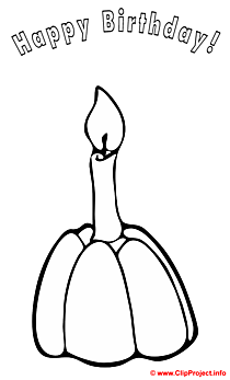 Birthday coloring pages