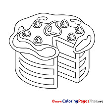 Celebration Happy Birthday free Coloring Pages