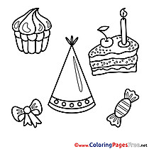 Holiday free Happy Birthday Coloring Sheets