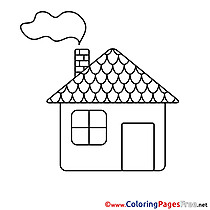 Building download Colouring Sheet free